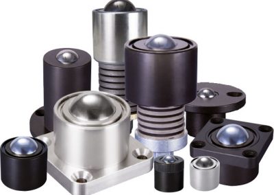 Pneumatic ball transfers, rails, pneumatic stops & linear rollers.